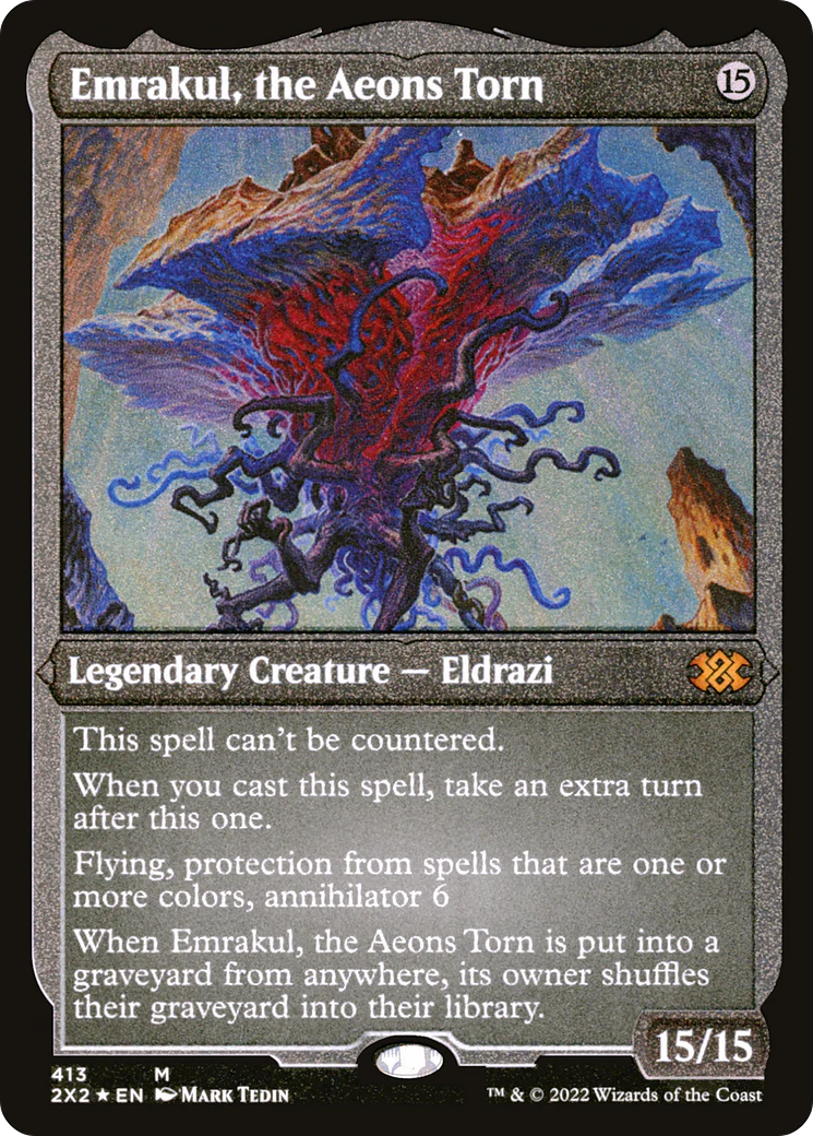 Emrakul, the Aeons Torn (Foil Etched)  [Foil]  (2X2-413) - [Double Masters 2022]