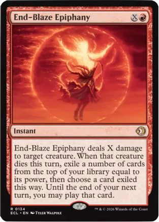 End-Blaze Epiphany  [Foil]  (ECL-134) - [Lorwyn Eclipsed]
