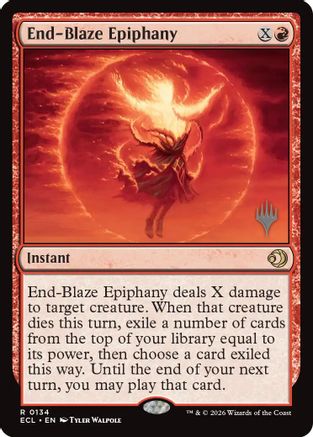 End-Blaze Epiphany  (PPECL-134) - [Promo Pack: Lorwyn Eclipsed]