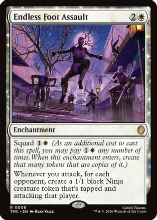 Endless Foot Assault  (TMC-008) - [Commander: Teenage Mutant Ninja Turtles]
