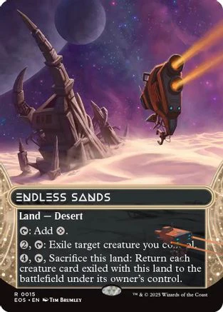 Endless Sands (0008) (Borderless)  (EOS-015) - [Edge of Eternities: Stellar Sights]