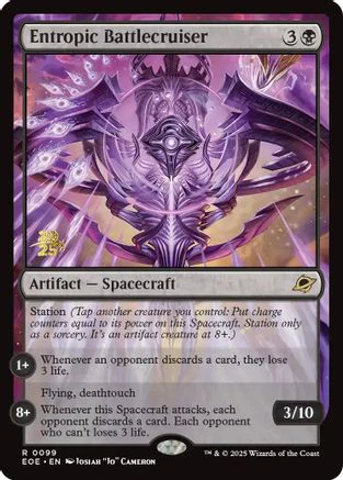 Entropic Battlecruiser  [Foil]  (PRE-099) - [Prerelease Cards]