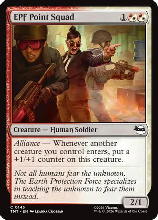 EPF Point Squad  [Foil]  (TMT-145) - [Teenage Mutant Ninja Turtles]