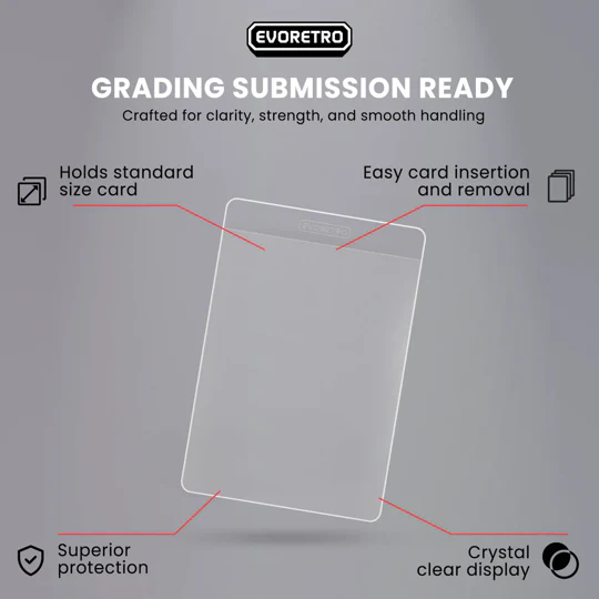 ER 3 5/16" X 4 7/8" SEMI-RIGID HOLDERS TCG/GRADING READY 50PK - Image 2