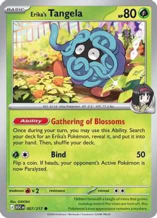Erika's Tangela - (007/217) [ME Ascended Heroes]