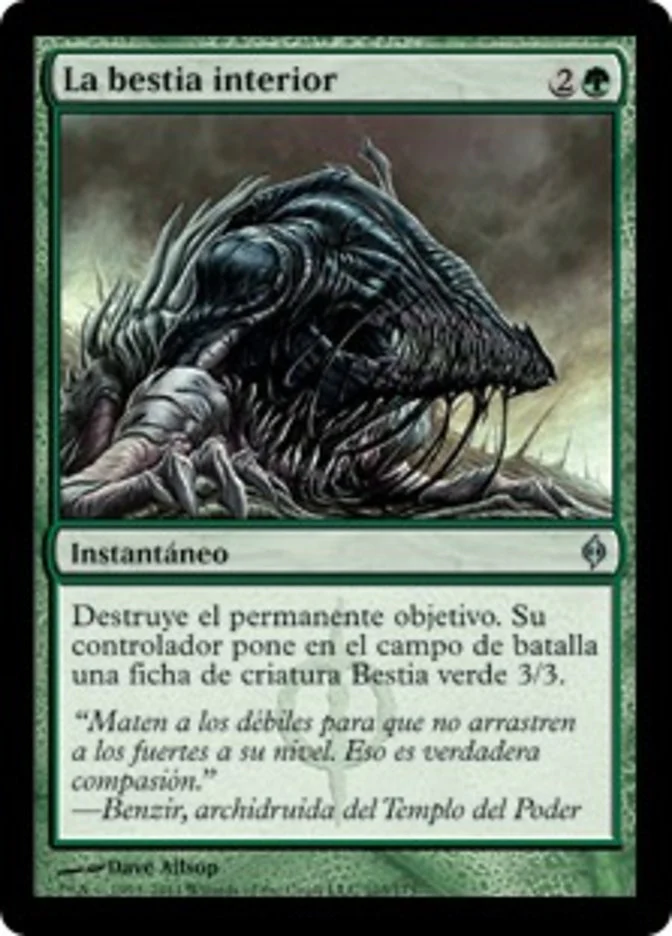 (ES) Beast Within [New Phyrexia] (Foreign Language)