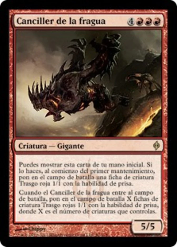 (ES) Chancellor of the Forge [New Phyrexia] (Foreign Language)