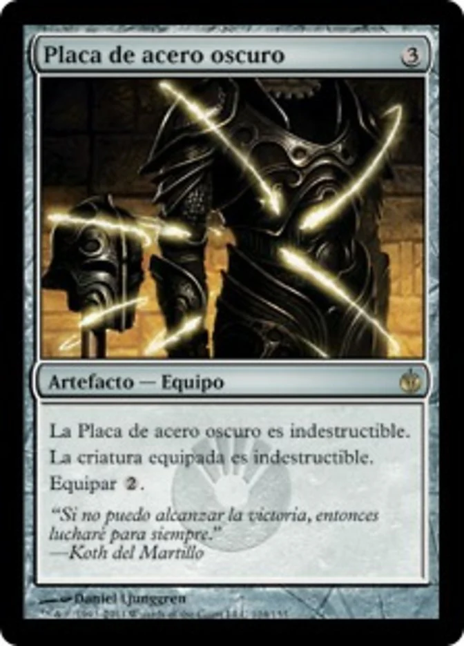 (ES) Darksteel Plate [Mirrodin Besieged] (Foreign Language)