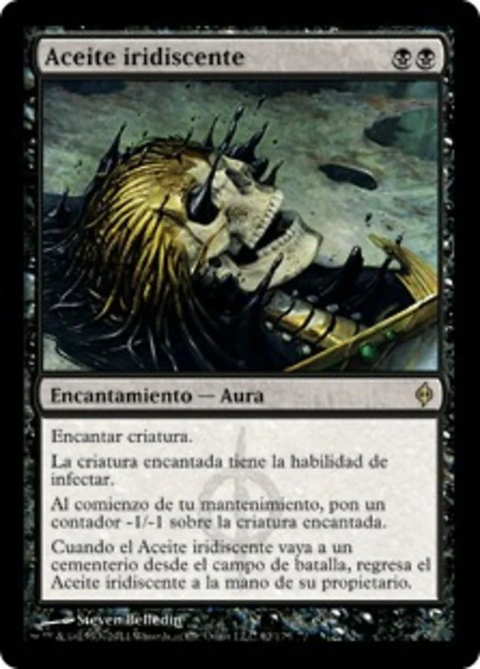(ES) Glistening Oil [New Phyrexia] (Foreign Language)