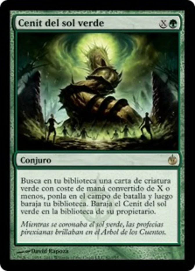 (ES) Green Sun's Zenith [Mirrodin Besieged] (Foreign Language)