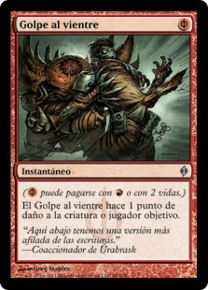 (ES) Gut Shot [New Phyrexia] (Foreign Language)