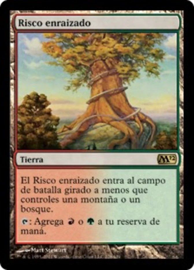 (ES) Rootbound Crag [Magic 2012] (Foreign Language)