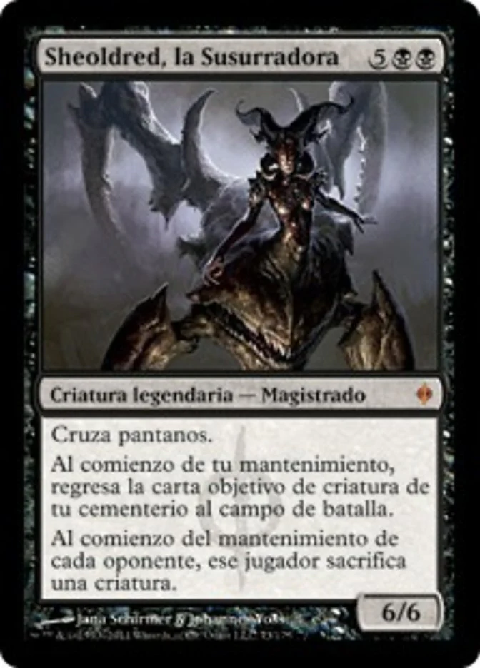 (ES) Sheoldred, Whispering One [New Phyrexia] (Foreign Language)