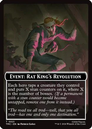 Event: Rat King's Revolution  (TMC-021) - [Commander: Teenage Mutant Ninja Turtles]