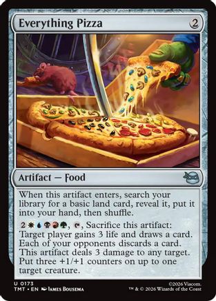 Everything Pizza  [Foil]  (TMT-173) - [Teenage Mutant Ninja Turtles]