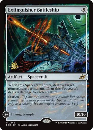 Extinguisher Battleship  [Foil]  (PRE-242) - [Prerelease Cards]