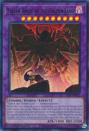 Fallen Angel of the Golden Land [ALIN-EN036] - Alliance Insight 1st Edition - Ultra Rare
