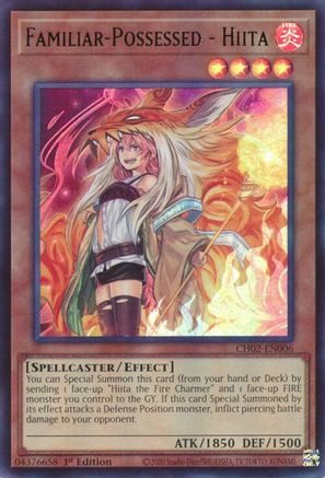 Familiar-Possessed - Hiita [CH02-EN006] - THE CHRONICLES DECK: Spirit Charmers (All-Foil Edition) 1st Edition - Ultra Rare