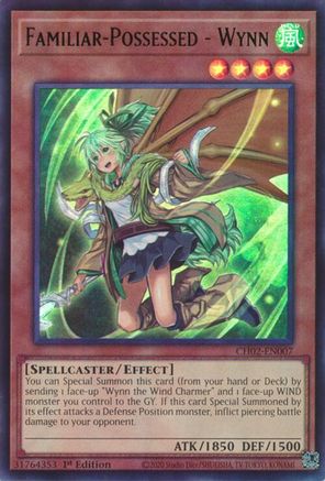 Familiar-Possessed - Wynn [CH02-EN007] - THE CHRONICLES DECK: Spirit Charmers (All-Foil Edition) 1st Edition - Ultra Rare