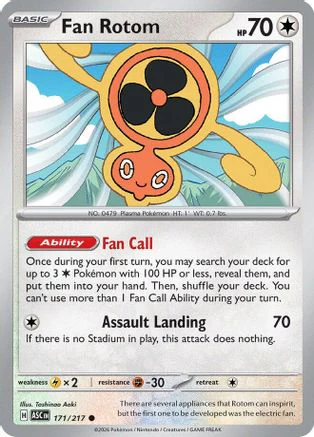 Fan Rotom - (171/217) [ME Ascended Heroes]