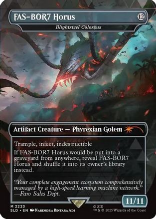 FAS-BOR7 Horus - Blightsteel Colossus  (SLD-2223) - [Secret Lair Drop Series]