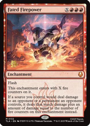 Fated Firepower  [Foil]  (PRE-132) - [Prerelease Cards]