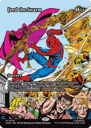Feed the Swarm (Borderless)  (MAR-016) - [Marvel Eternal-Legal]