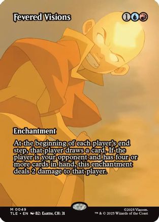 Fevered Visions (Borderless)  (TLE-049) - [Avatar: The Last Airbender: Eternal-Legal]