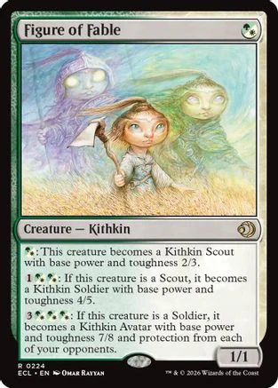 Figure of Fable  [Foil]  (ECL-224) - [Lorwyn Eclipsed]