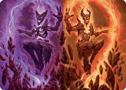 Fire Covenant Art Card  (ASECL-052) - [Art Series: Lorwyn Eclipsed]