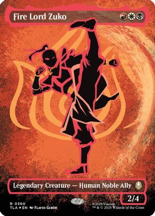 Fire Lord Zuko (Borderless Battle Pose)  (TLA-360) - [Avatar: The Last Airbender]