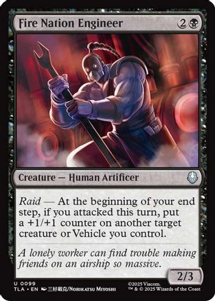Fire Nation Engineer  [Foil]  (TLA-099) - [Avatar: The Last Airbender]