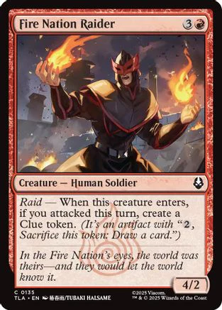 Fire Nation Raider  [Foil]  (TLA-135) - [Avatar: The Last Airbender]