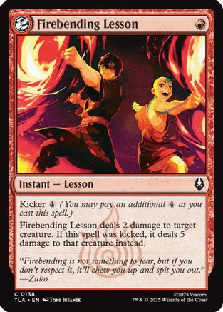 Firebending Lesson  (TLA-138) - [Avatar: The Last Airbender]