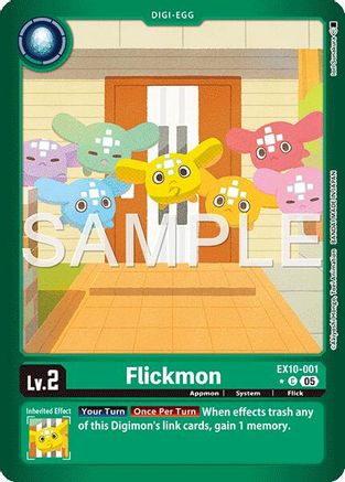 Flickmon (Limited Foil) (EX10-001) - [Sinister Order] Foil