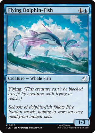 Flying Dolphin-Fish  (TLE-223) - [Avatar: The Last Airbender: Eternal-Legal]