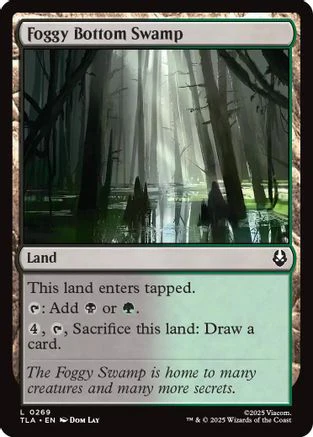 Foggy Bottom Swamp  [Foil]  (TLA-269) - [Avatar: The Last Airbender]