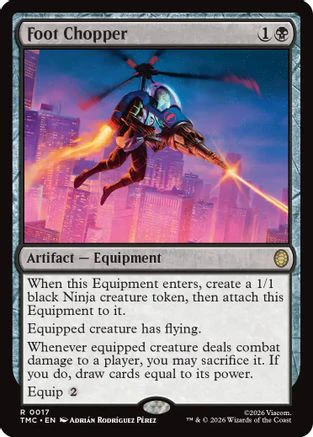 Foot Chopper  [Foil]  (TMC-017) - [Commander: Teenage Mutant Ninja Turtles]