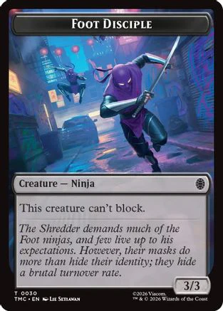 Foot Disciple  (TMC-030) - [Commander: Teenage Mutant Ninja Turtles]