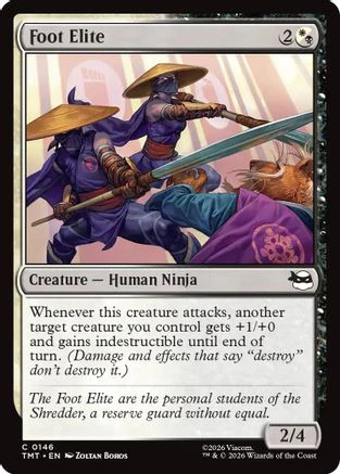 Foot Elite  [Foil]  (TMT-146) - [Teenage Mutant Ninja Turtles]