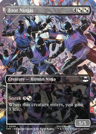 Foot Ninjas (Borderless)  (TMT-209) - [Teenage Mutant Ninja Turtles]
