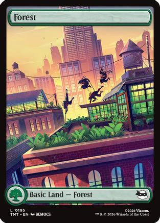 Forest (0195)  [Foil]  (TMT-195) - [Teenage Mutant Ninja Turtles]
