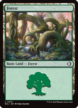 Forest (0273)  [Foil]  (ECL-273) - [Lorwyn Eclipsed]