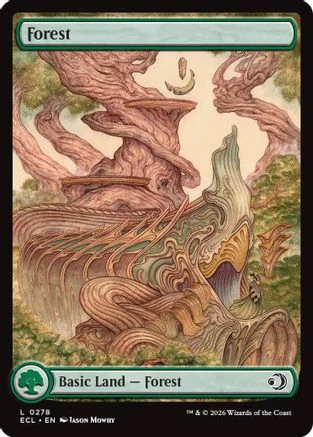 Forest (0278)  [Foil]  (ECL-278) - [Lorwyn Eclipsed]