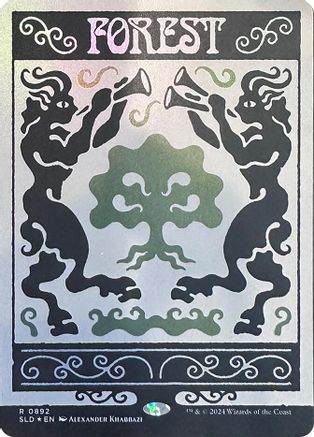 Forest (0892) (Rainbow Foil)  [Foil]  (SLD-892) - [Secret Lair Drop Series]
