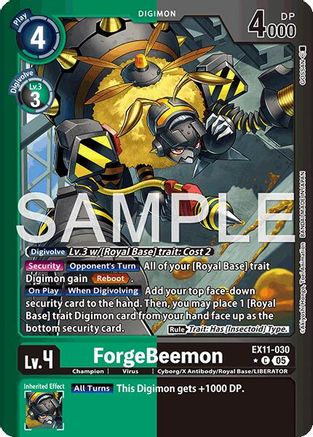 ForgeBeemon (Limited Foil) (EX11-030) - [Dawn of Liberator] Foil