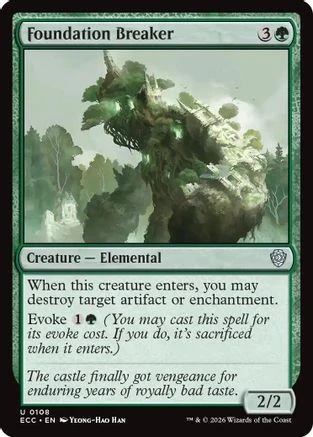 Foundation Breaker  (ECC-108) - [Commander: Lorwyn Eclipsed]