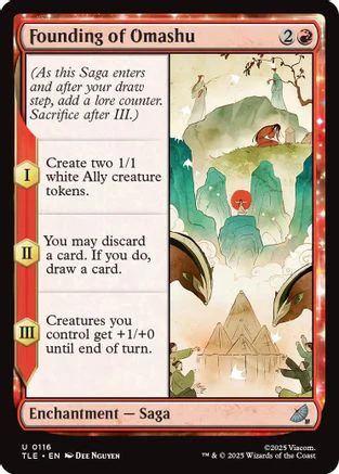 Founding of Omashu  [Foil]  (TLE-116) - [Avatar: The Last Airbender: Eternal-Legal]