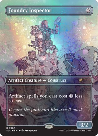 Foundry Inspector (Galaxy Foil)  [Foil]  (SLD-2106) - [Secret Lair Drop Series]