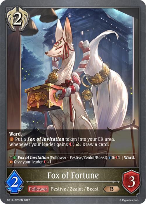 Fox of Fortune - P23 (Foil) - BP14: Banquet of Dreams (BP14-P23EN)